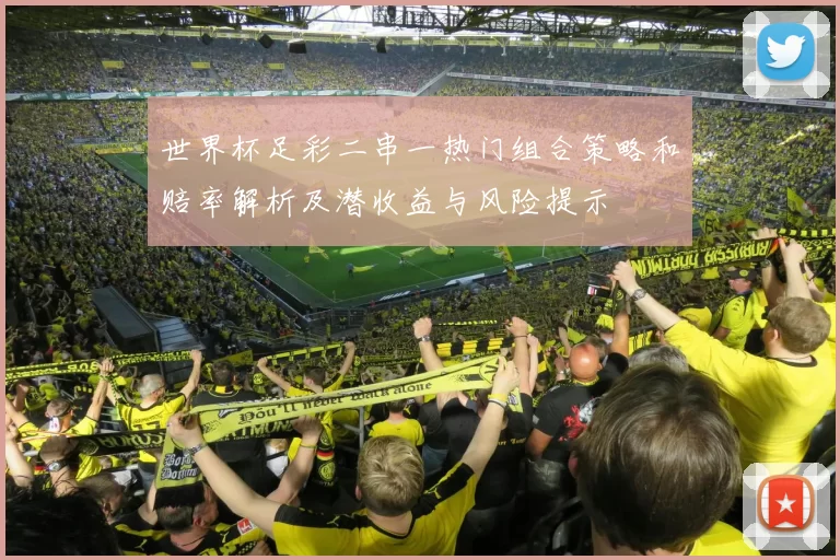 世界杯足彩二串一热门组合策略和赔率解析及潜收益与风险提示